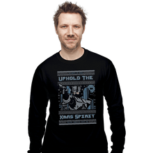 Load image into Gallery viewer, Daily_Deal_Shirts Long Sleeve Shirts, Unisex / Small / Black A Very Robo Christmas
