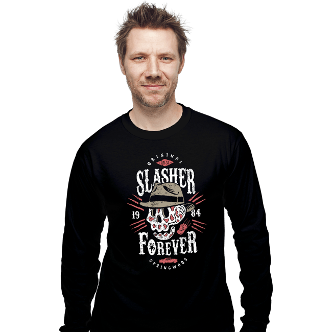 Shirts Long Sleeve Shirts, Unisex / Small / Black Slasher Forever