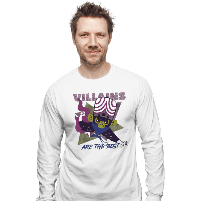 Shirts Long Sleeve Shirts, Unisex / Small / White Mad Monkey