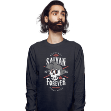 Load image into Gallery viewer, Shirts Long Sleeve Shirts, Unisex / Small / Dark Heather Saiyan Forever
