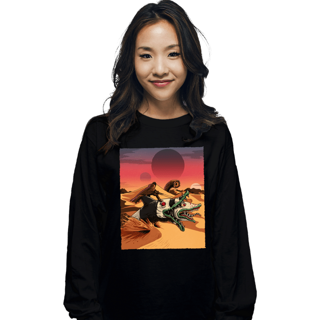 Daily_Deal_Shirts Long Sleeve Shirts, Unisex / Small / Black Wormrider