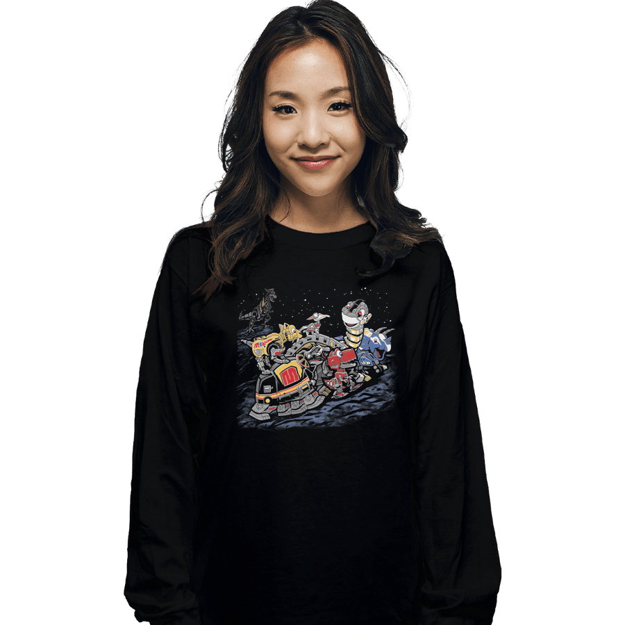 Shirts Long Sleeve Shirts, Unisex / Small / Black Zords Before Time