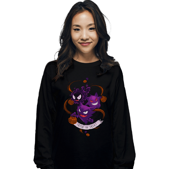 Secret_Shirts Long Sleeve Shirts, Unisex / Small / Black Trick Or Treat Deal