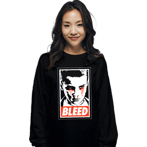 Daily_Deal_Shirts Long Sleeve Shirts, Unisex / Small / Black Stranger Blood