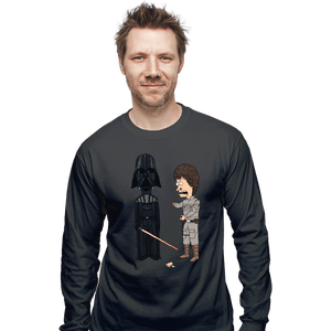 Daily_Deal_Shirts Long Sleeve Shirts, Unisex / Small / Charcoal Stupid Jedi