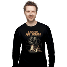 Load image into Gallery viewer, Daily_Deal_Shirts Long Sleeve Shirts, Unisex / Small / Black Vader Cat
