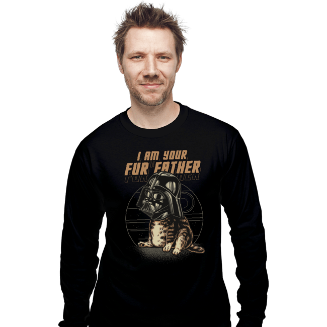 Daily_Deal_Shirts Long Sleeve Shirts, Unisex / Small / Black Vader Cat