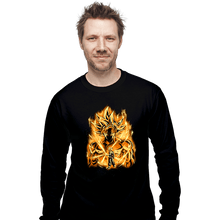 Load image into Gallery viewer, Daily_Deal_Shirts Long Sleeve Shirts, Unisex / Small / Black Golden Ultrainstinct
