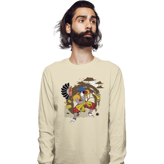 Shirts Long Sleeve Shirts, Unisex / Small / Natural Goemon