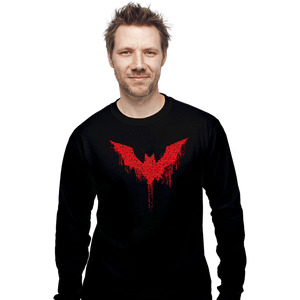 Daily_Deal_Shirts Long Sleeve Shirts, Unisex / Small / Black Future Bat Graffiti