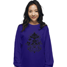 Load image into Gallery viewer, Shirts Long Sleeve Shirts, Unisex / Small / Violet Ghostly Group
