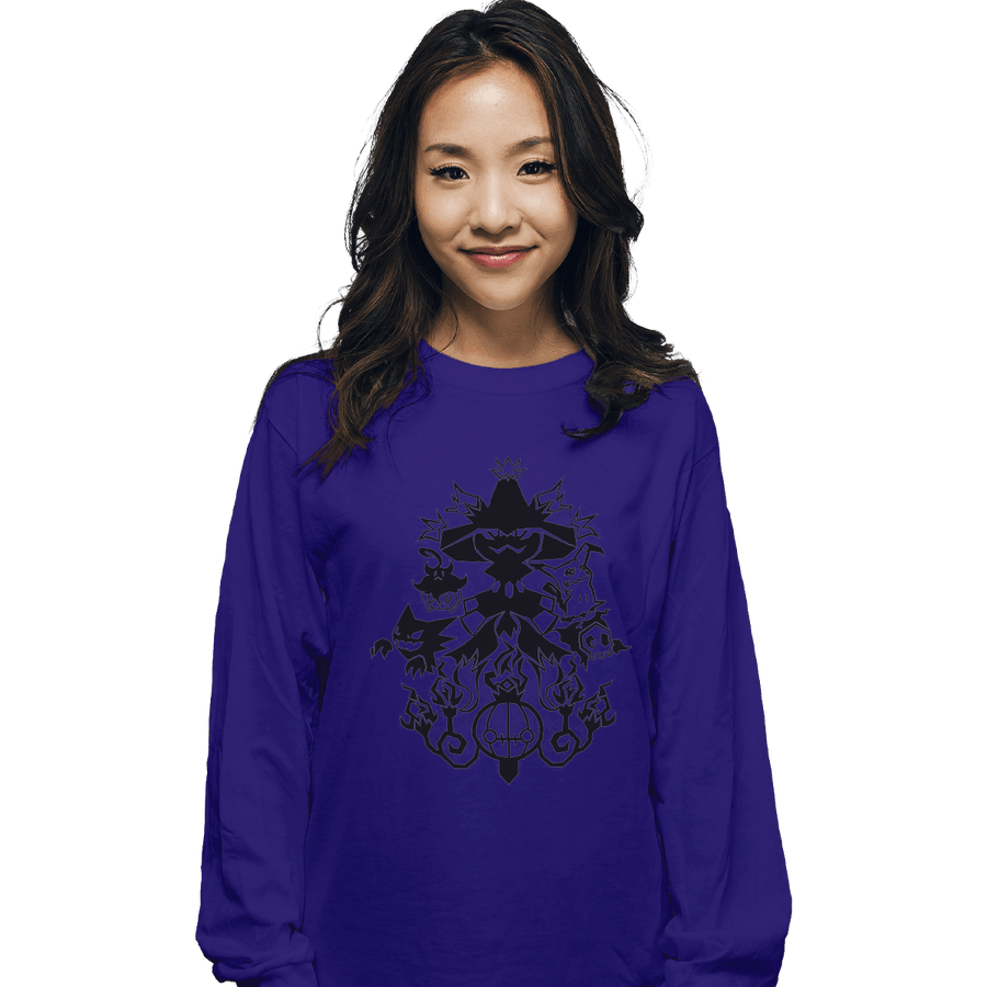 Shirts Long Sleeve Shirts, Unisex / Small / Violet Ghostly Group