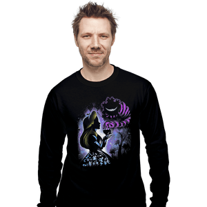 Shirts Long Sleeve Shirts, Unisex / Small / Black We're All Mad Here