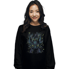 Load image into Gallery viewer, Shirts Long Sleeve Shirts, Unisex / Small / Black Fireflies
