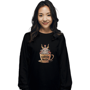 Shirts Long Sleeve Shirts, Unisex / Small / Black Black Coffee