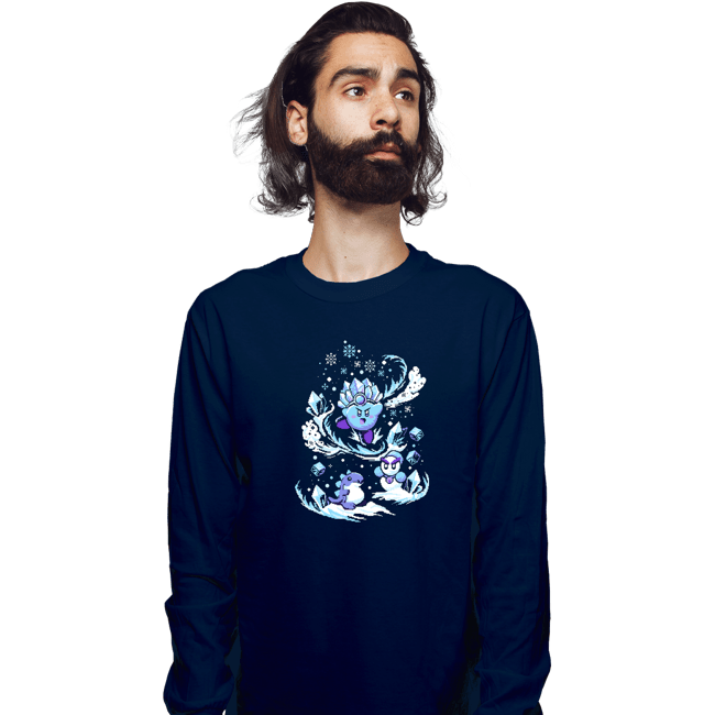 Daily_Deal_Shirts Long Sleeve Shirts, Unisex / Small / Navy Ice Capades