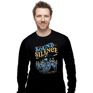 Shirts Long Sleeve Shirts, Unisex / Small / Black The Sound Of Silence