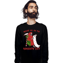 Load image into Gallery viewer, Secret_Shirts Long Sleeve Shirts, Unisex / Small / Black Naughty List
