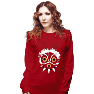 Shirts Long Sleeve Shirts, Unisex / Small / Red Graffiti Princess