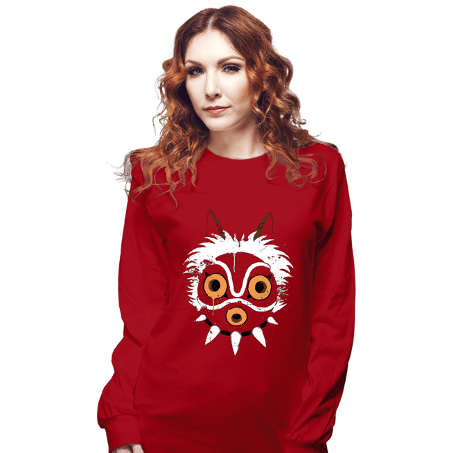 Shirts Long Sleeve Shirts, Unisex / Small / Red Graffiti Princess