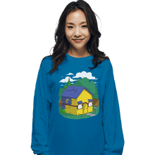 Load image into Gallery viewer, Shirts Long Sleeve Shirts, Unisex / Small / Sapphire Mil House

