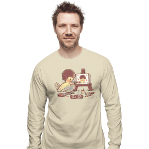 Secret_Shirts Long Sleeve Shirts, Unisex / Small / Natural Birb-Ross