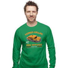 Load image into Gallery viewer, Daily_Deal_Shirts Long Sleeve Shirts, Unisex / Small / Irish Green Korben Dallas Taxi Service
