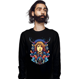 Shirts Long Sleeve Shirts, Unisex / Small / Black Real Human Boy