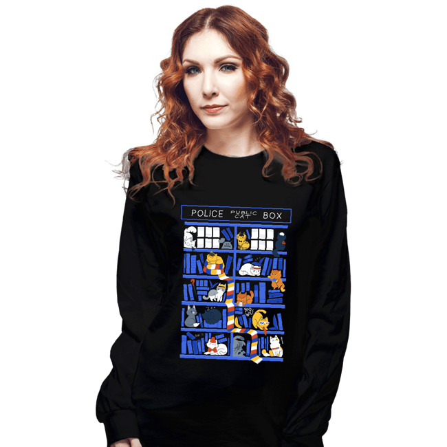Secret_Shirts Long Sleeve Shirts, Unisex / Small / Black The Library Box