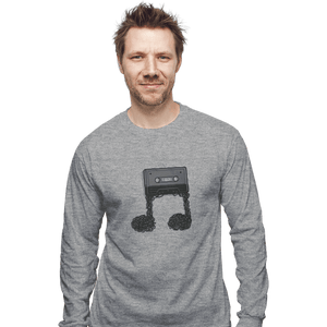 Shirts Long Sleeve Shirts, Unisex / Small / Sports Grey Made Of Music