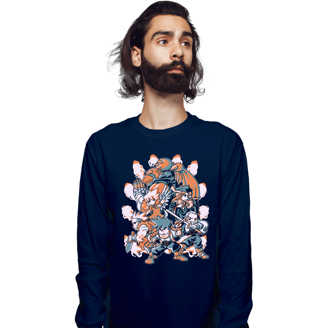 Secret_Shirts Long Sleeve Shirts, Unisex / Small / Navy Battle Of Destiny