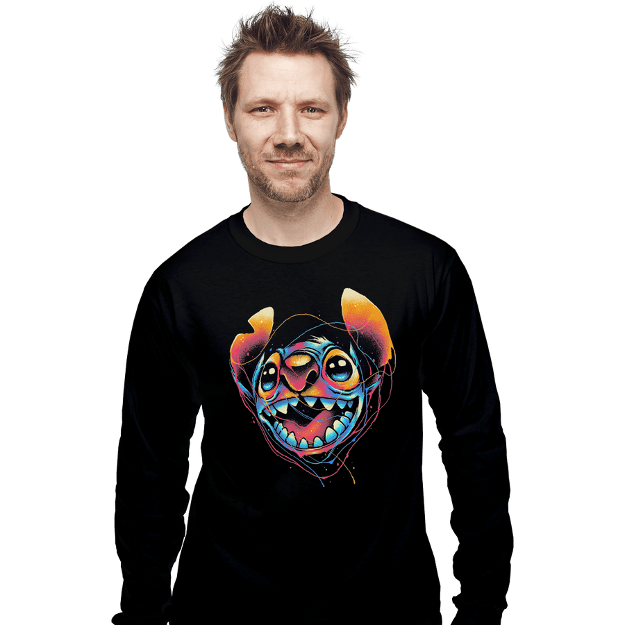 Shirts Long Sleeve Shirts, Unisex / Small / Black Colorful Friend