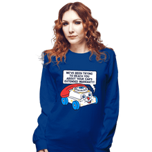 Load image into Gallery viewer, Daily_Deal_Shirts Long Sleeve Shirts, Unisex / Small / Royal Blue Ring Ring
