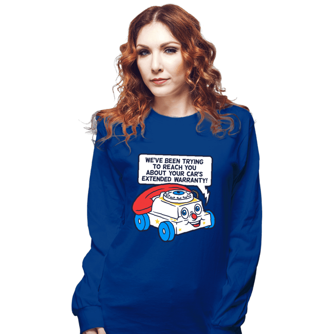 Daily_Deal_Shirts Long Sleeve Shirts, Unisex / Small / Royal Blue Ring Ring