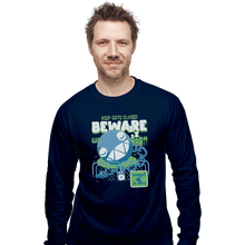 Load image into Gallery viewer, Shirts Long Sleeve Shirts, Unisex / Small / Navy Beware Of Chomp Chomp
