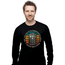 Load image into Gallery viewer, Daily_Deal_Shirts Long Sleeve Shirts, Unisex / Small / Black Vintage Tardis 1963
