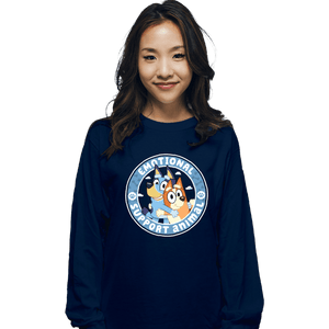 Daily_Deal_Shirts Long Sleeve Shirts, Unisex / Small / Navy Emotional Support Animals