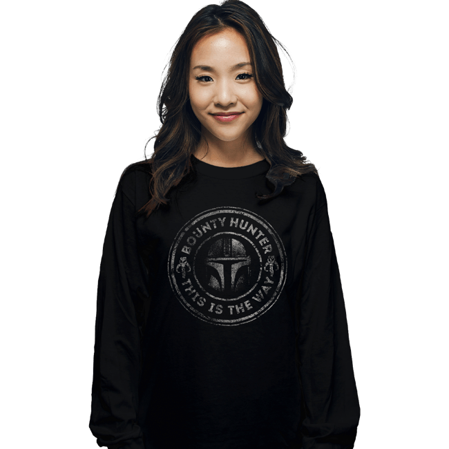 Shirts Long Sleeve Shirts, Unisex / Small / Black Bounty Hunter Way