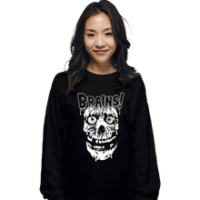 Load image into Gallery viewer, Daily_Deal_Shirts Long Sleeve Shirts, Unisex / Small / Black More Brains!

