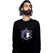 Load image into Gallery viewer, Shirts Long Sleeve Shirts, Unisex / Small / Black Crescent Moon
