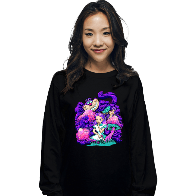 Daily_Deal_Shirts Long Sleeve Shirts, Unisex / Small / Black Oh Alice