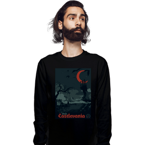 Secret_Shirts Long Sleeve Shirts, Unisex / Small / Black Visit Castlevania