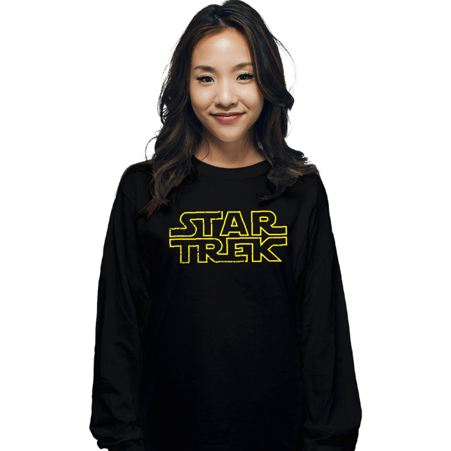 Daily_Deal_Shirts Long Sleeve Shirts, Unisex / Small / Black StarTrekWars