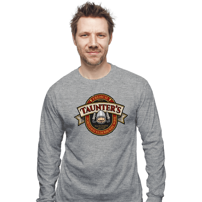 Daily_Deal_Shirts Long Sleeve Shirts, Unisex / Small / Sports Grey Taunter's Wine