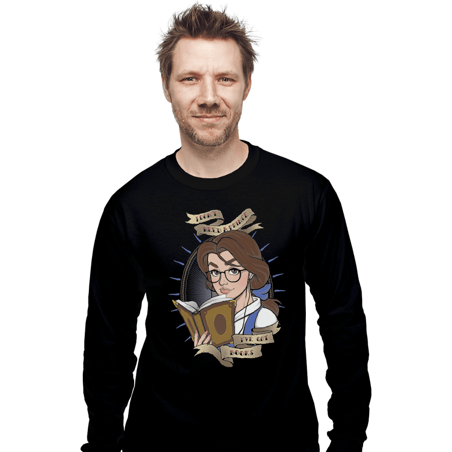Shirts Long Sleeve Shirts, Unisex / Small / Black I've Got Books