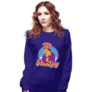 Secret_Shirts Long Sleeve Shirts, Unisex / Small / Violet The King Of Snow