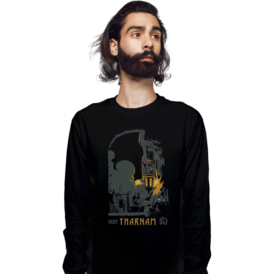 Shirts Long Sleeve Shirts, Unisex / Small / Black VIsit Yharnam