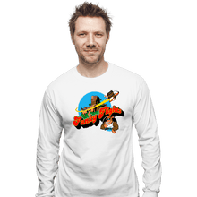 Load image into Gallery viewer, Shirts Long Sleeve Shirts, Unisex / Small / White Funky Flights
