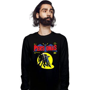 Shirts Long Sleeve Shirts, Unisex / Small / Black Investigation Team Comics