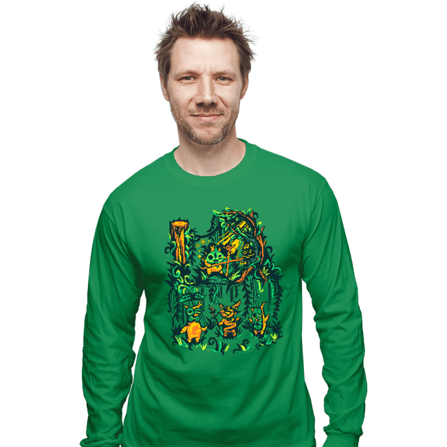Secret_Shirts Long Sleeve Shirts, Unisex / Small / Irish Green Korock
